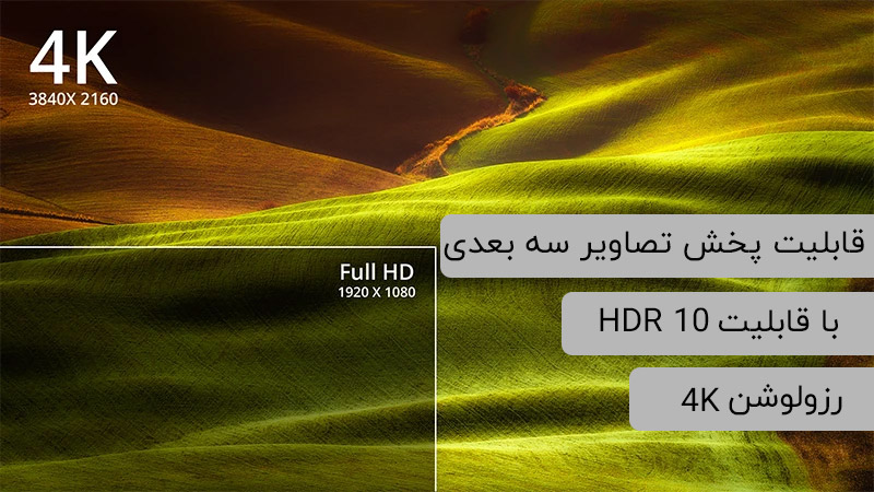 جزئیات واضح با HDR10