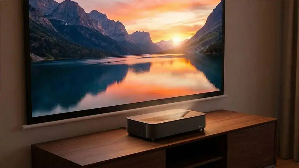 نقد و بررسی ویدئو پروژکتور Epson Lifestudio Grand Plus؛ سینمای 4K واقعی در خانه