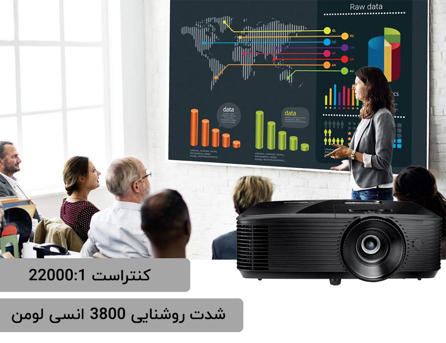 کنتراست ویدئو پروژکتور اپتما DX322