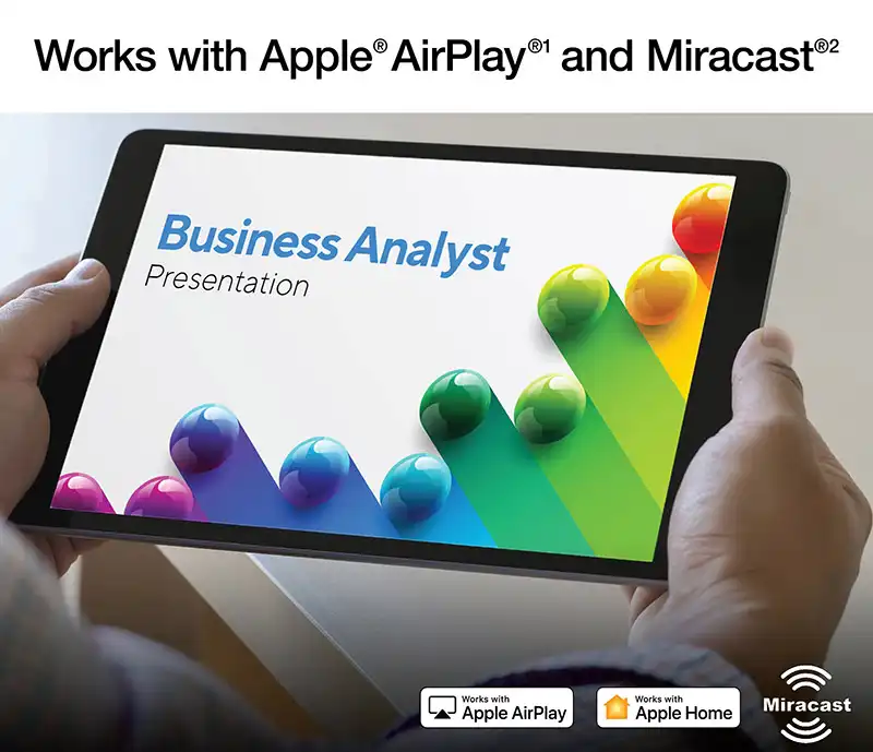اشتراک‌گذاری بی‌سیم با Apple AirPlay
