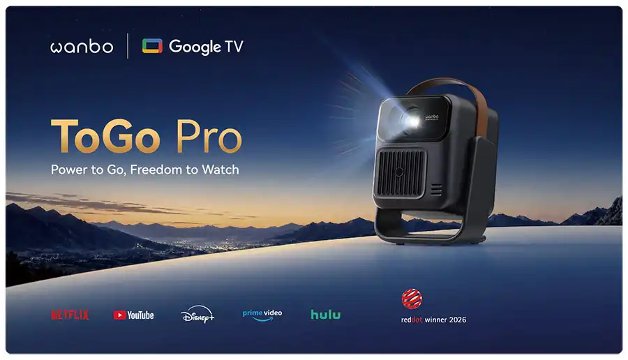 Wanbo ToGo Pro یک ویدئو پروژکتور قابل حمل و هوشمند