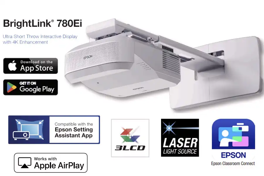 نقد و بررسی ویدئو پروژکتور تعاملی Epson BrightLink 780Ei