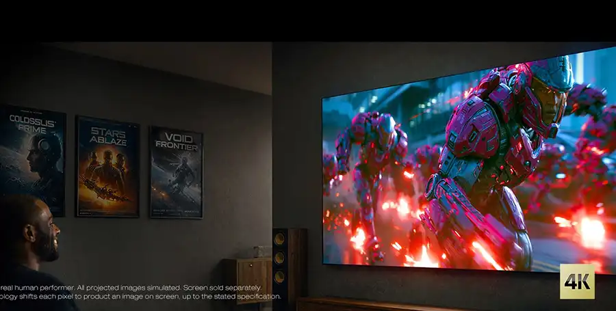 کیفیت تصویر 4K با فناوری Epson 4K Display