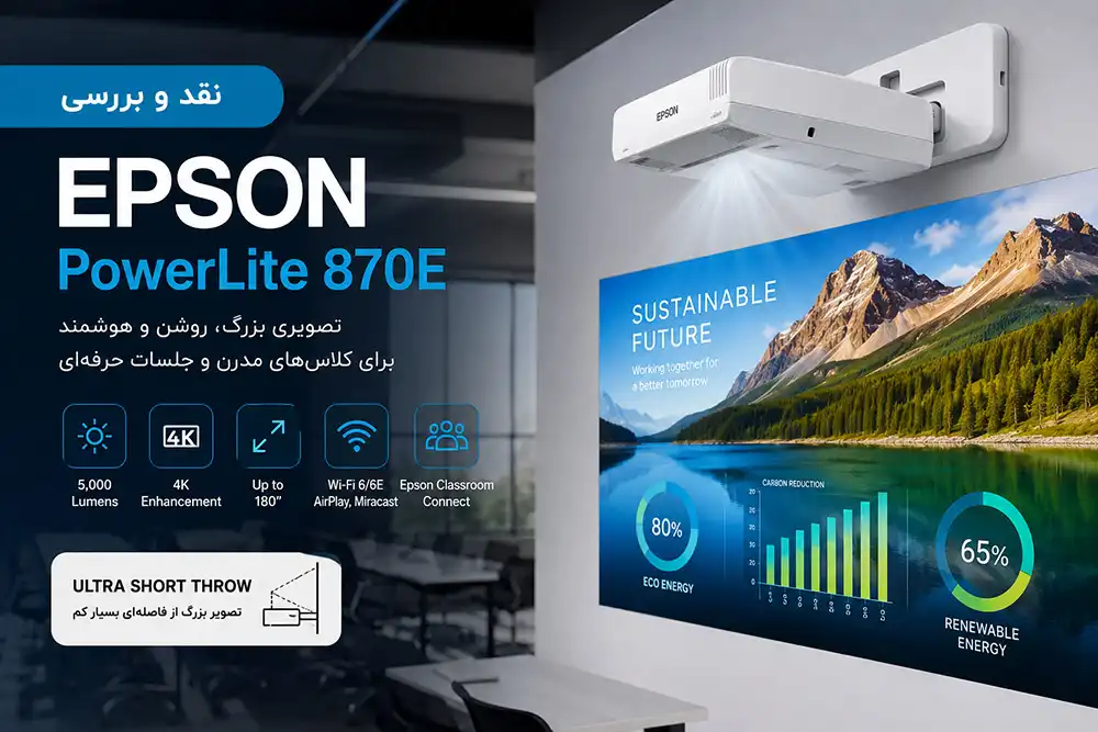 ویدئو پروژکتور Epson PowerLite 870E