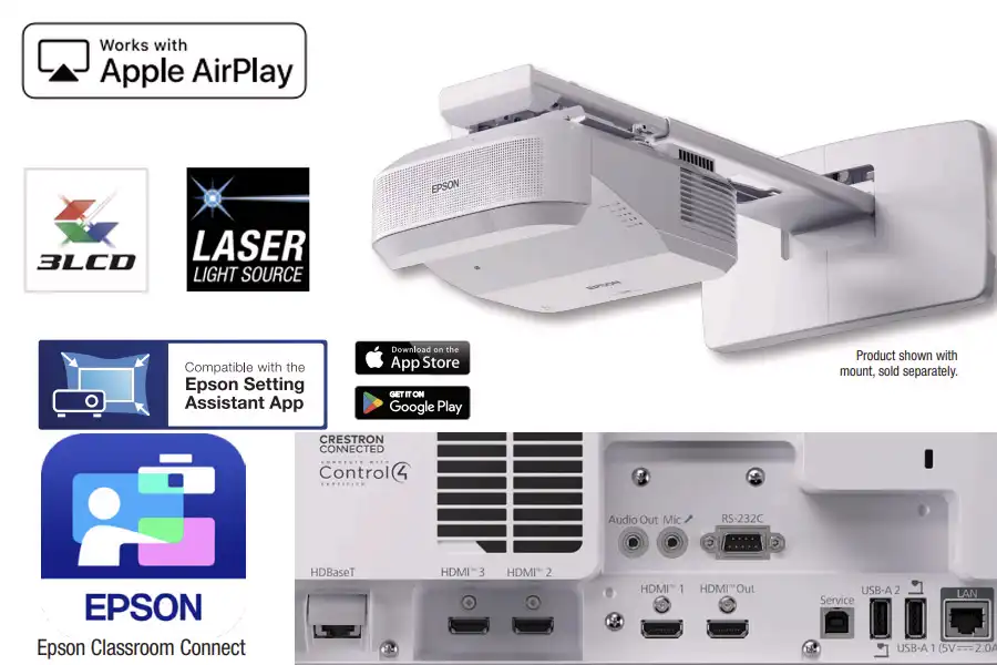 قیمت و مشخصات Epson EB-875E Laser Projector