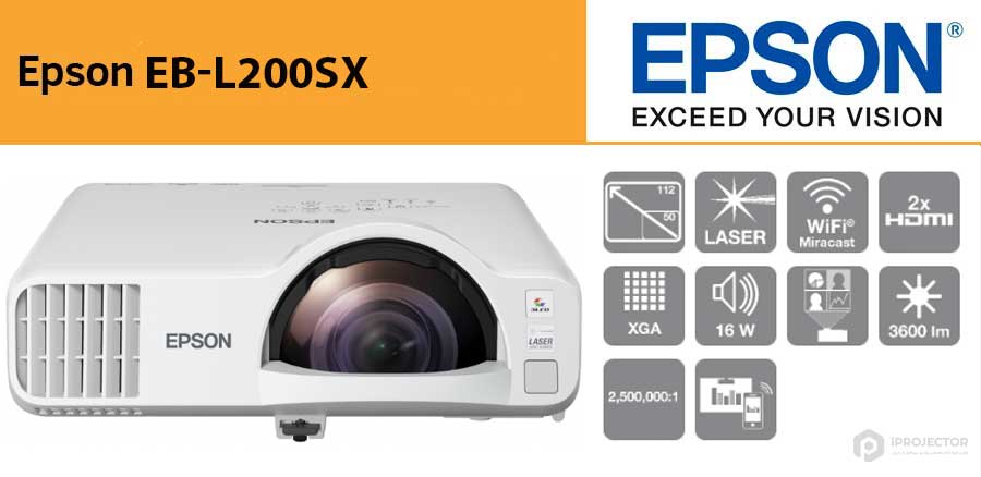 خرید ویدئو پروژکتور اپسون  EPSON EB-L200SX