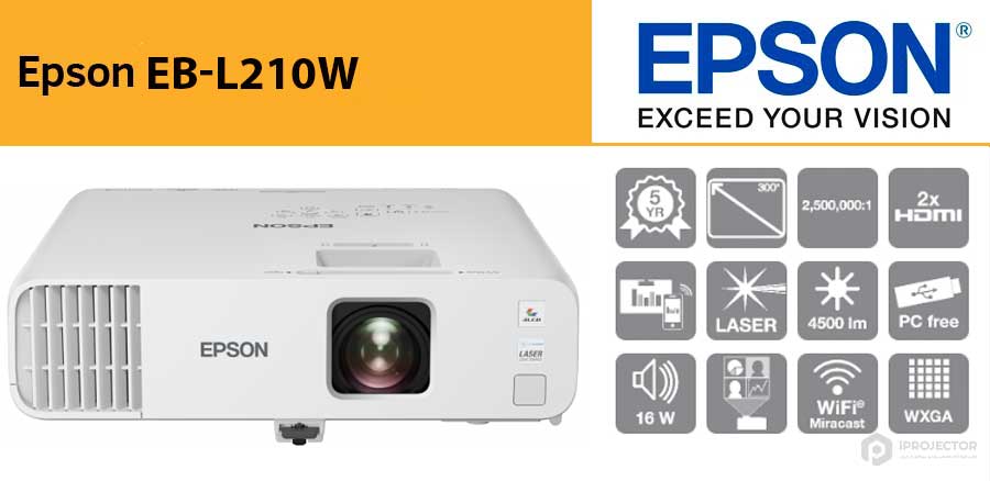 ویدئو پروژکتور لیزری بی سیم اپسون  EPSON EB-L210W 