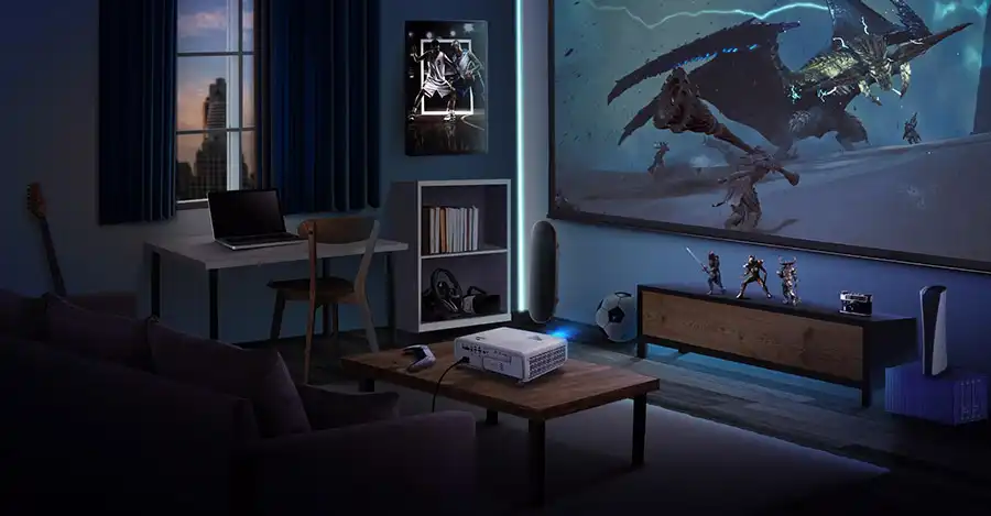 نقد و بررسی پروژکتور گیمینگ BenQ X500i؛ تجربه بازی 4K روی صفحه بزرگ