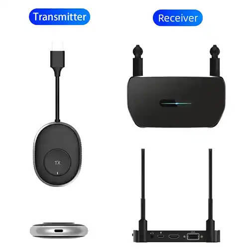 مشخصات کلی دانگل انتقال تصویر بیسیم Mirascreen R1 + Q5