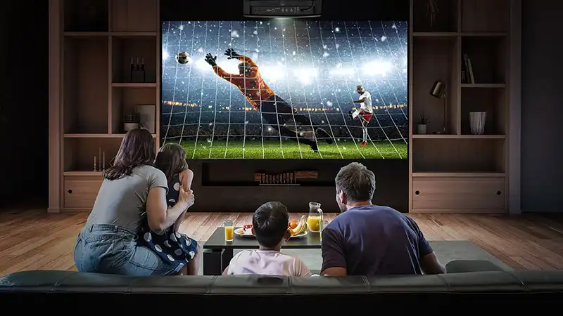 تصاویر شفاف و زنده با فناوری دو لیزره 4K UHD