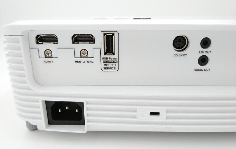 OPTOMA HD27 PORTS