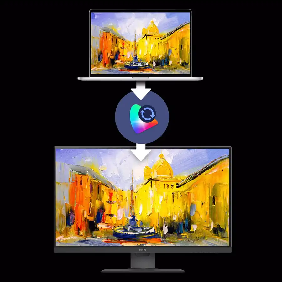 قابلیت KVM Switch در BenQ PD2705Q