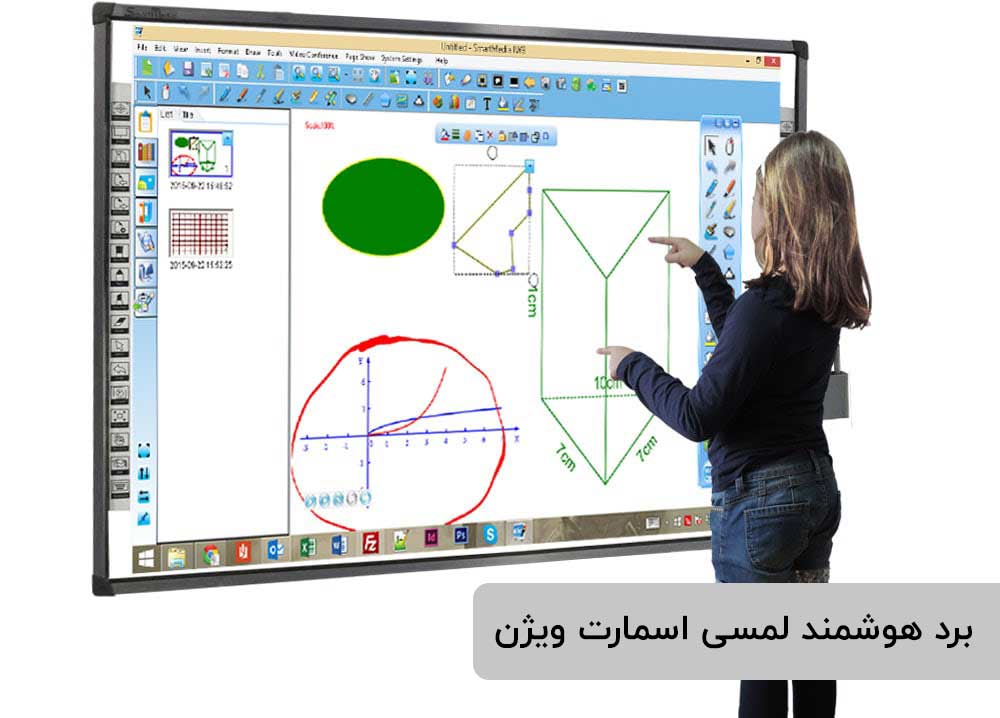 وایت برد هوشمند اسمارت ویژن  Smart Vision IR-103N  