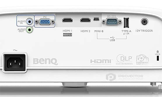 درگاه های اتصال Benq TK800M