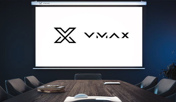 خرید پرده نمایش ویدئو پروژکتور وی مکس برقی  120 اینچ  VMAX  