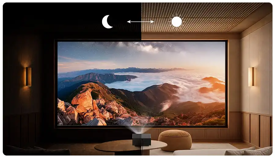 کیفیت تصویر Wanbo X7 Pro Max
