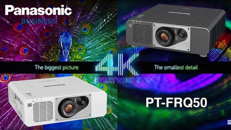 بررسی ویدئو پروژکتور لیزری پاناسونیک Panasonic PT-FRQ50 4K DLP