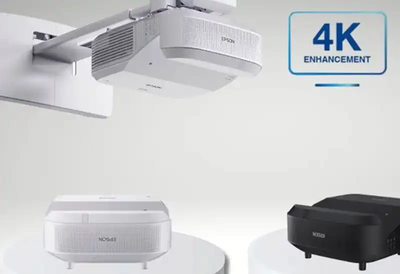 ویدئو پروژکتورهای جدید 4K اپسون با پردازش تصویر مبتنی بر هوش مصنوعی