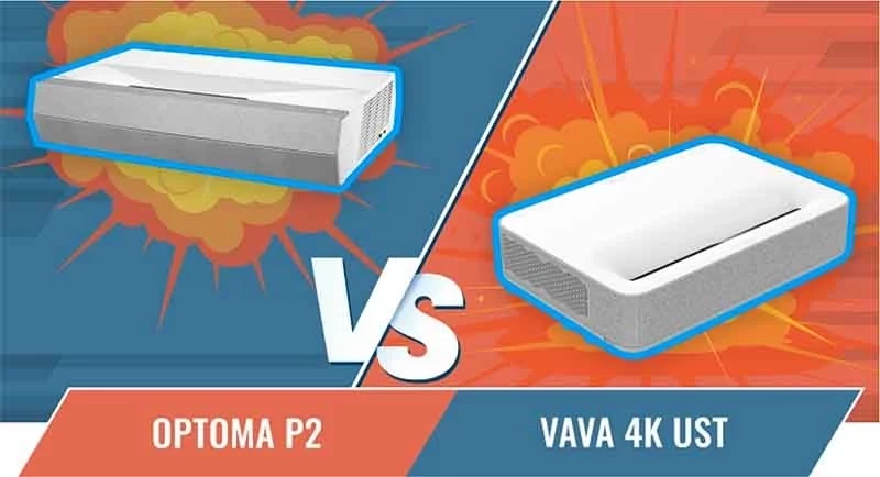 مقایسه ویدئو پروژکتور VAVA 4K در مقابل Optoma CinemaX P2