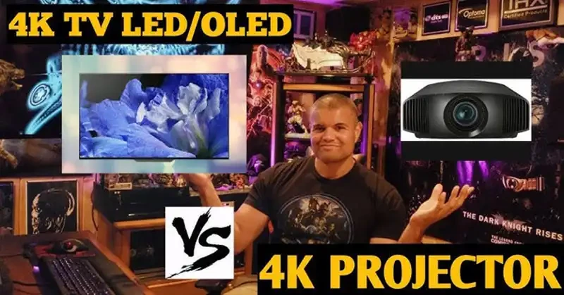 ویدئو پروژکتور 4K در مقابل تلویزیون 4K: کدام یک برای سیستم سرگرمی خانگی شما مناسب‌تر است؟
