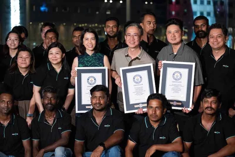 شرکت Hexogon Solution رکورد جهانی نقشه‌برداری تصویری را در سنگاپور کسب کرد