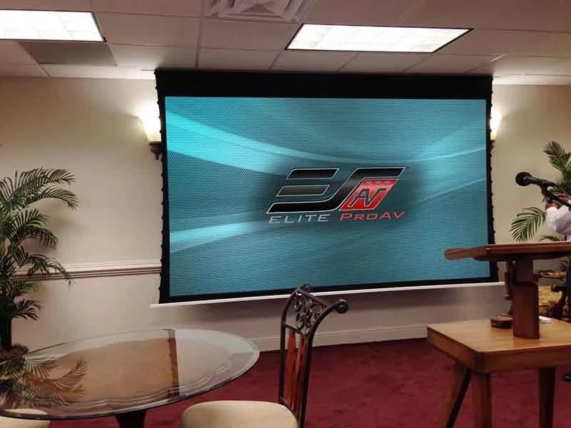 نقد و بررسی پرده نمایش ویدئو پروژکتور الیت اسکرین مدل Elite Screens CineTension 3