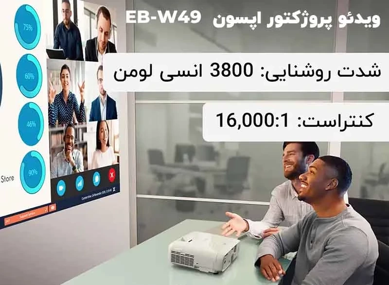 بررسی ویدئو پروژکتور اپسون EPSON EB-W49
