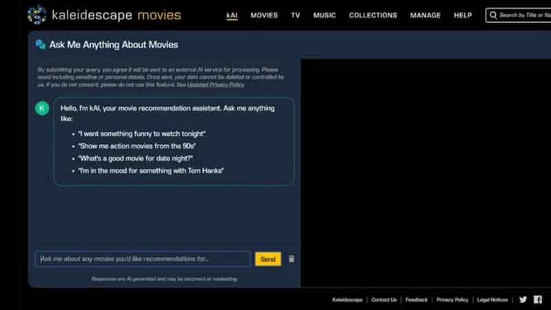 Kaliedescape-Movie-Store-KAI-Search