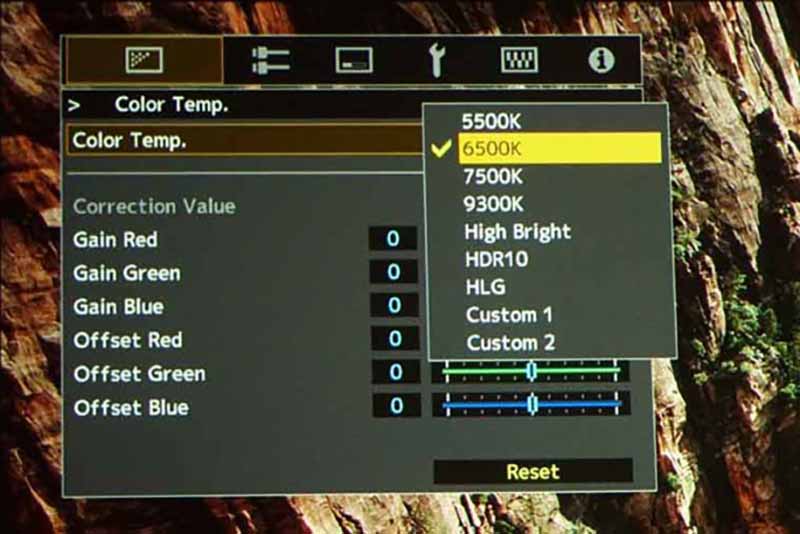 JVC_NX7_Menu