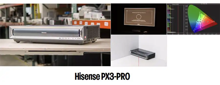 بهترین ویدئو پروژکتور فوق کوتاه برد: Hisense PX3-PRO