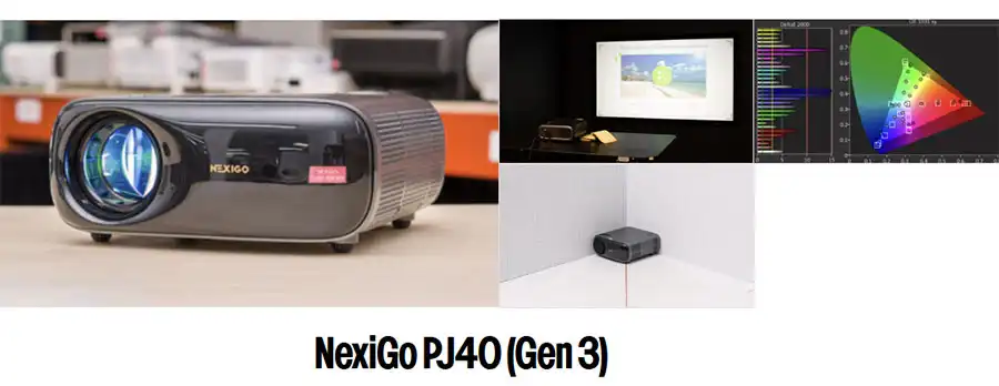 بهترین ویدئو پروژکتور ارزان: NexiGo PJ40 (Gen 3)