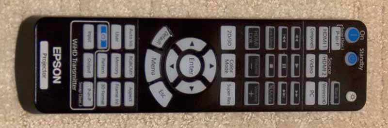 pro-cinema-4030-remote-control