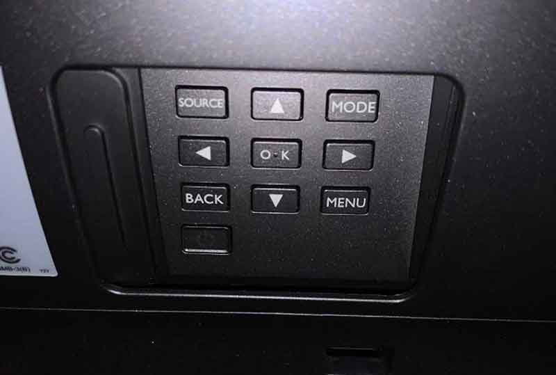 BenQHT9060_control_panel