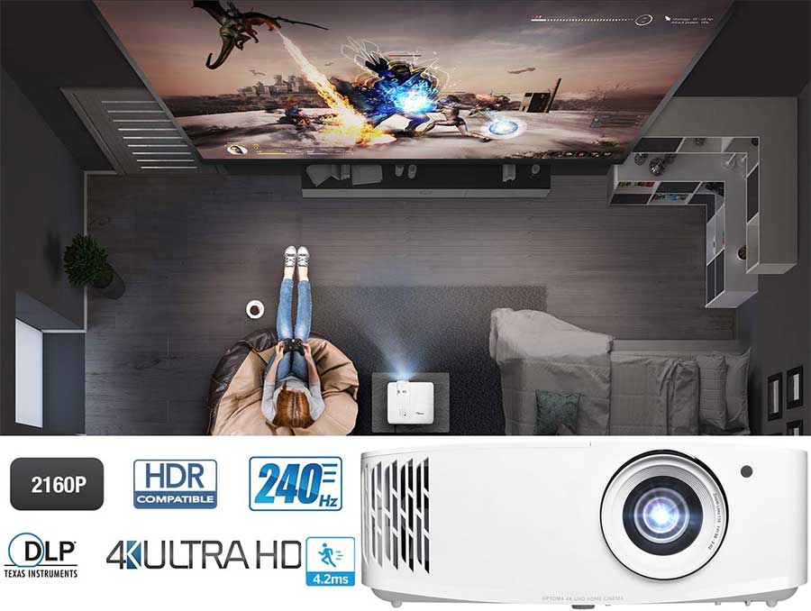  ویدئو پروژکتور خانگی اپتما  OPTOMA UHD38