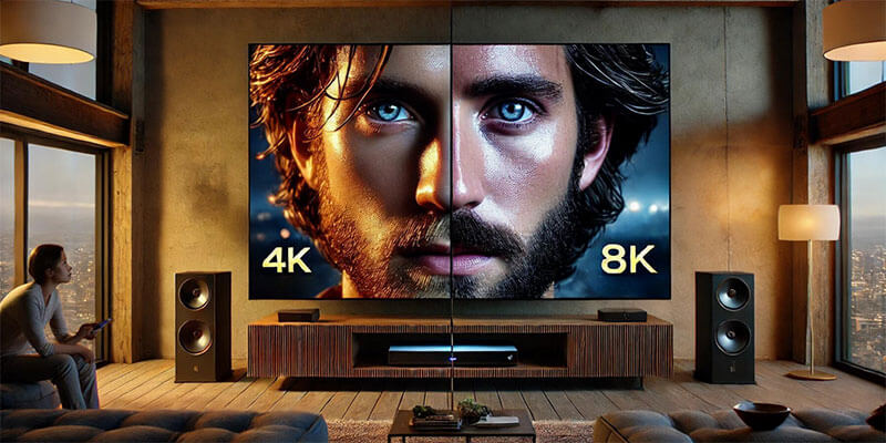درک انقلاب وضوح تصویر: صفحهنمایشهای ویدئو پروژکتور 4K در مقابل 8K