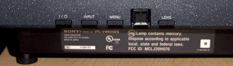 VW600ES_control-panel