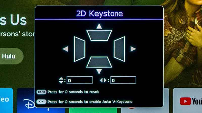 BenQ-X3000i-2D-Keystone