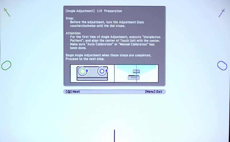 Epson-Brightlink-696Ui_Pen-Calibration