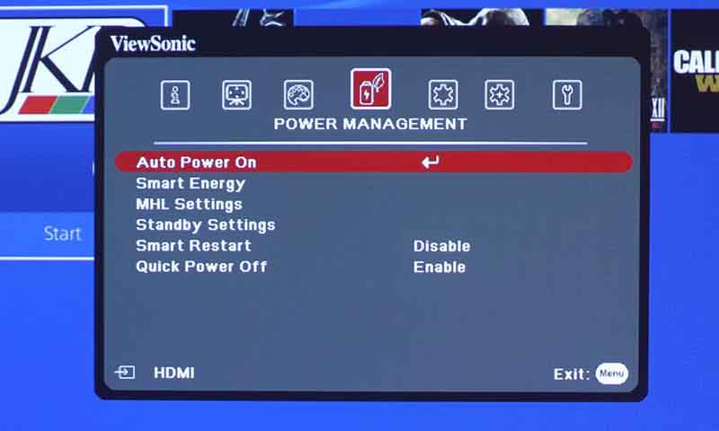 ViewSonic-PS750W-Projector-Menu_Power-Management-Menu