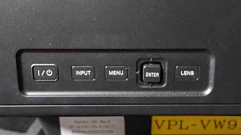 Sony-VW915ES-Control-Panel