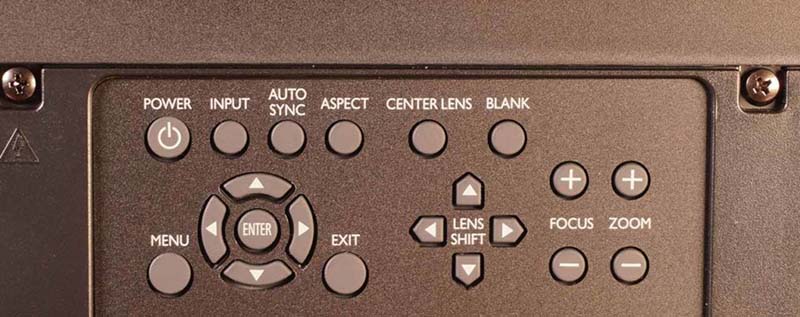 BenQ_LU9750_ControlPanel