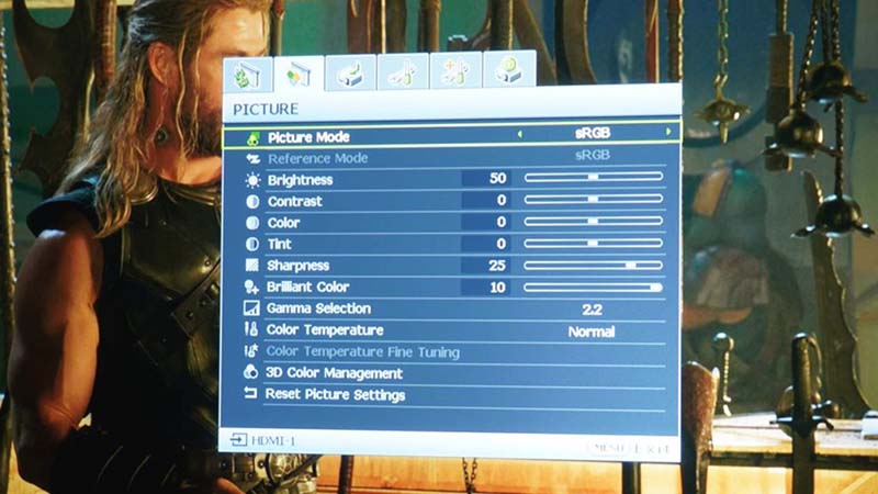 BenQ_LU9750_Menu