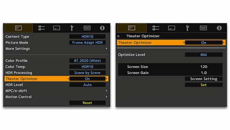 JVC-Theater-Optimizer-Menu