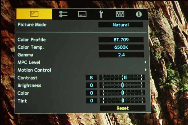 JVC_NX7_Menu