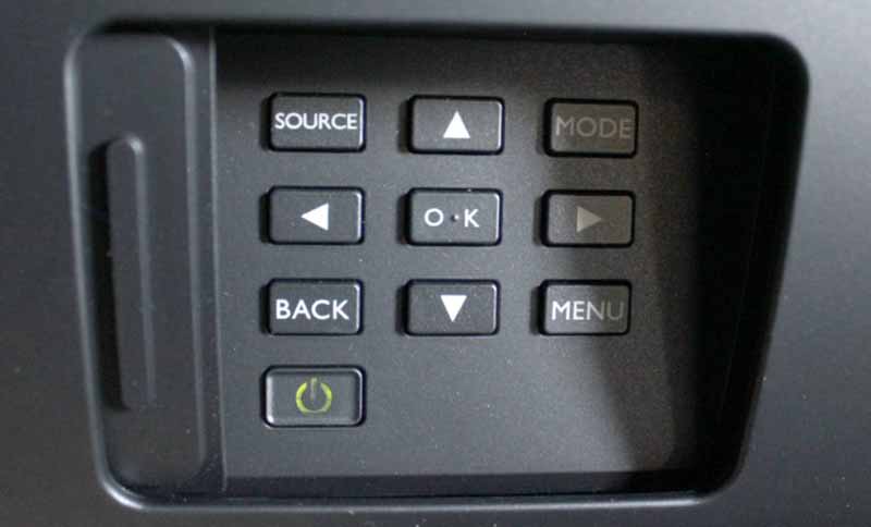 BenQ-HT9050-Control-Panel