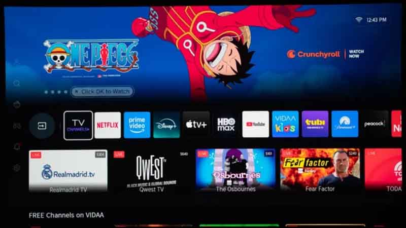 Hisense-M2-Pro-VIDAA-Menu