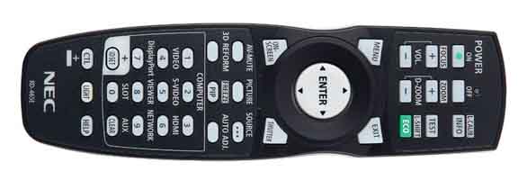 NEC-PX1005QL-remote_black