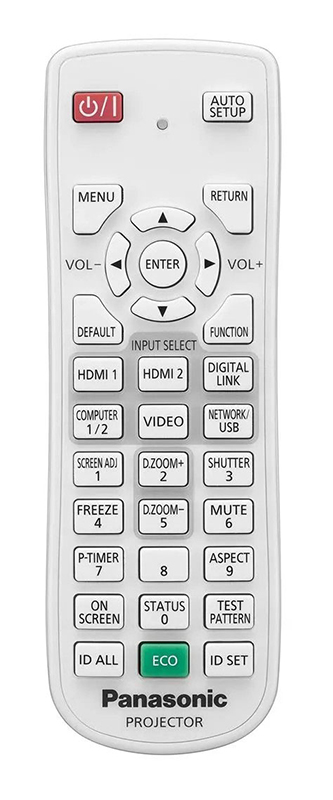 Panasonic-PT-VMZ82-Review_Remote