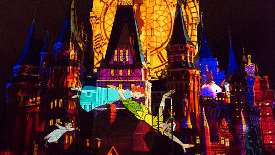 disneyland video mapping