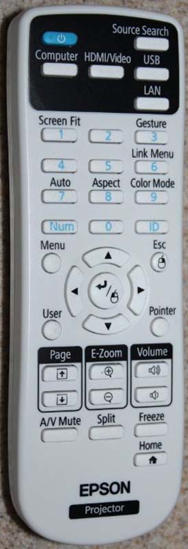 Epson-Powerlite-2265U-Remote